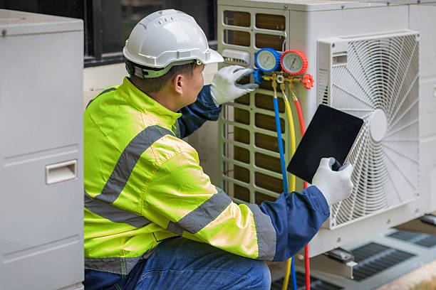 Professional Air Duct Cleaning technician working in Kit Carson, CA